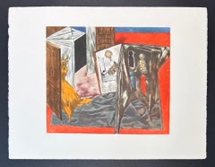 Dorothea Tanning (1910-2012), eau-forte et aquatinte colorées sur papier Arches