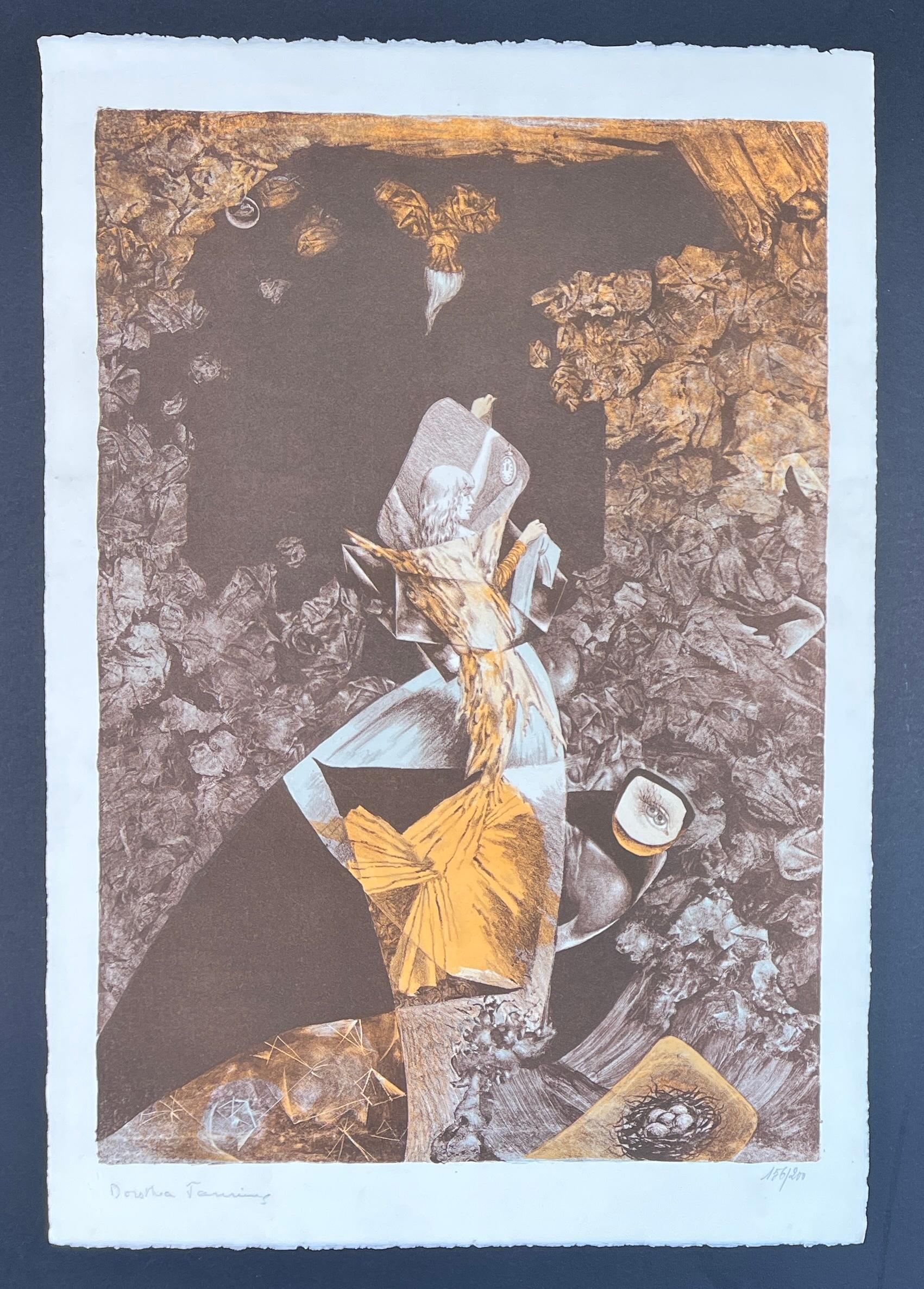 Dorothea Tanning (1910-2012) - Litografía coloreada - 1950