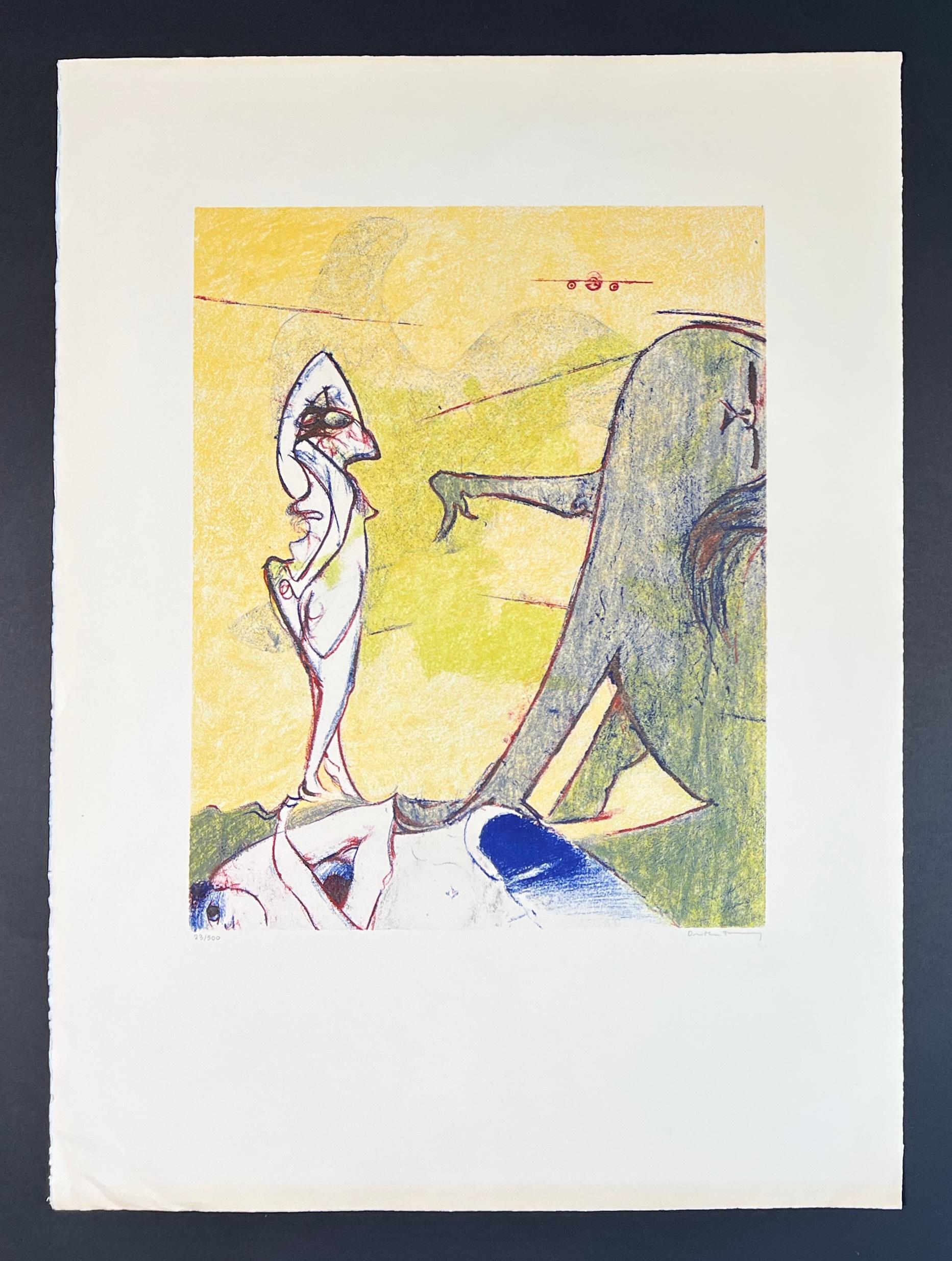 Dorothea Tanning (1910-2012) - Coloured lithograph - 1976