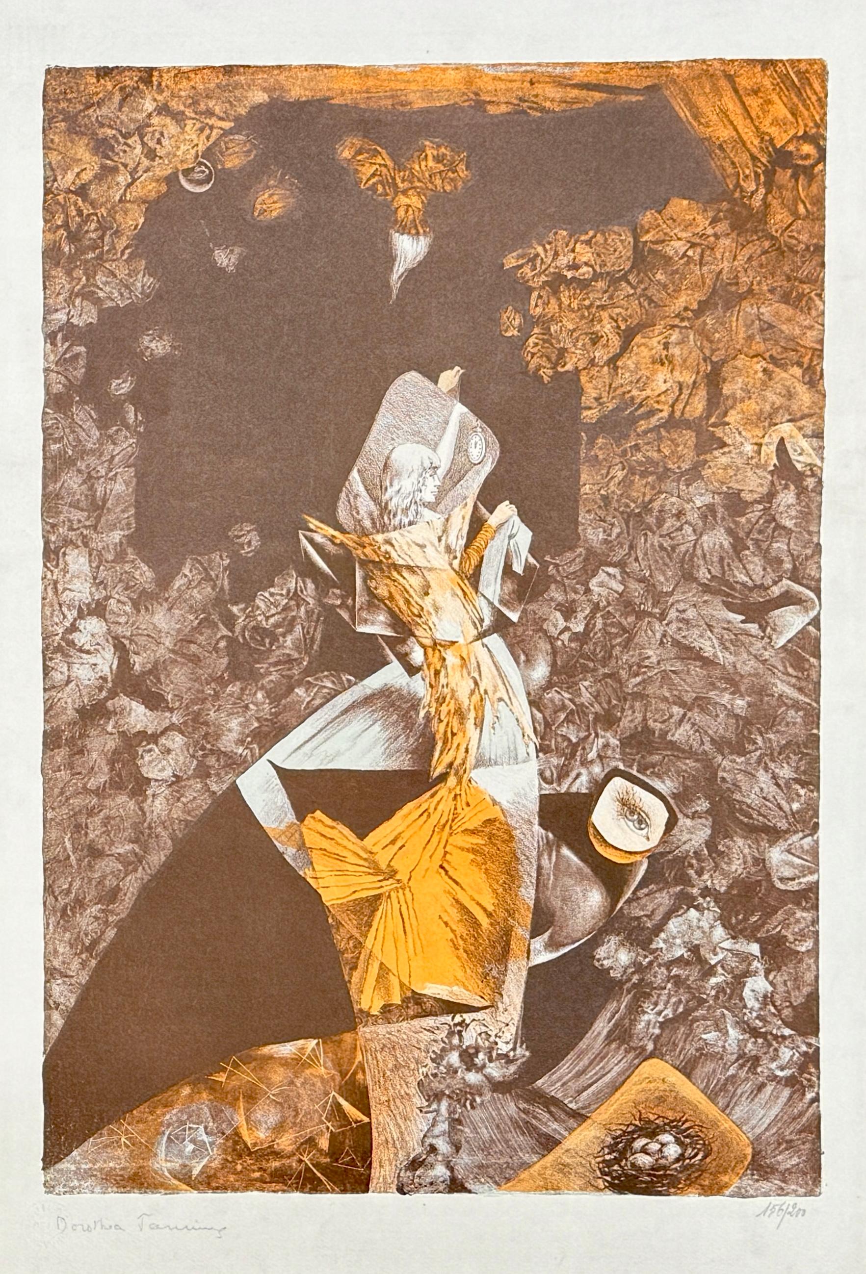 Dorothea Tanning (1910-2012) - Kolorierte Lithographie - 1950