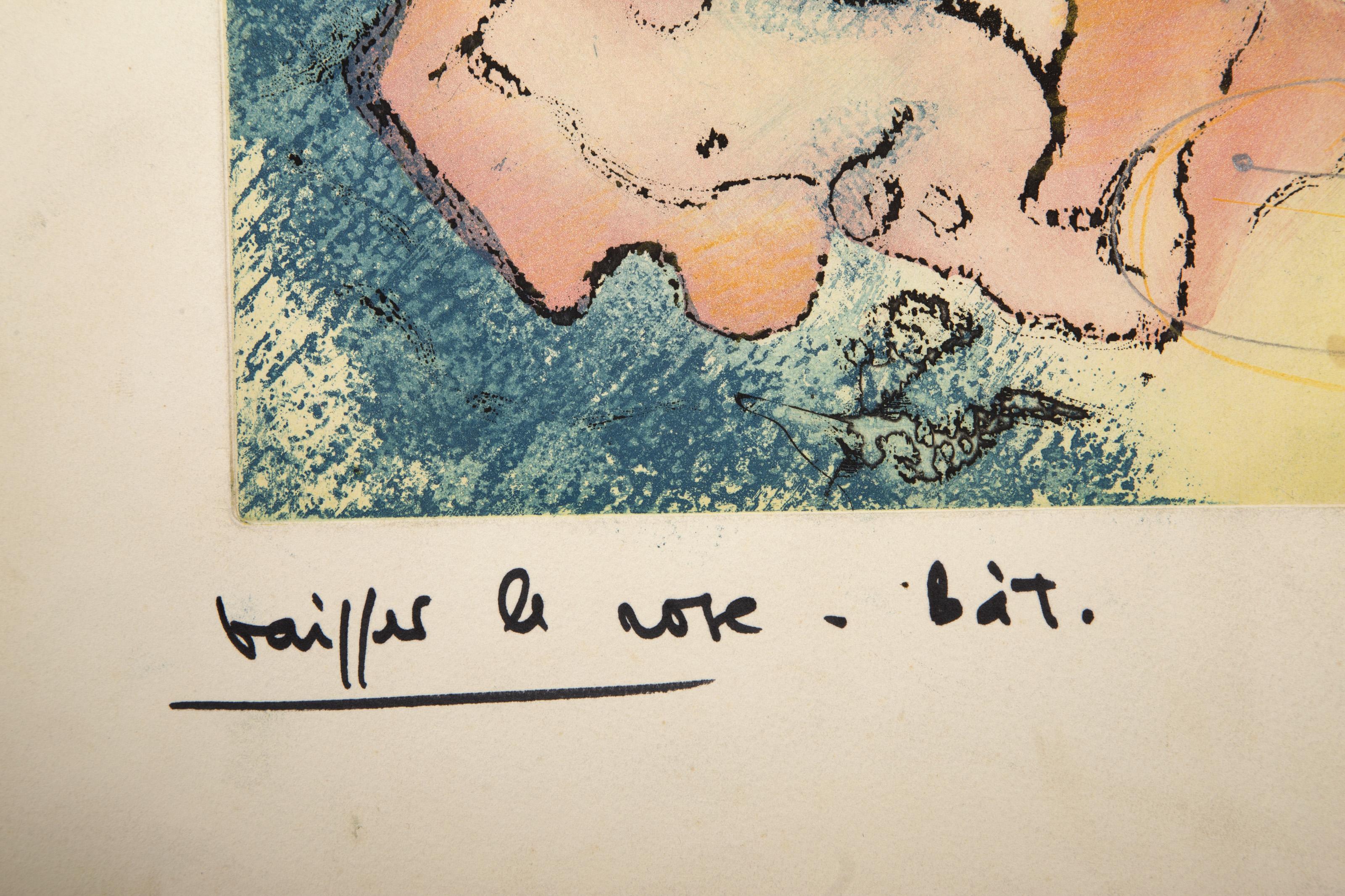 En Chair Et En Or, Etching with Aquatint by Dorothea Tanning For Sale 3