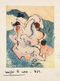 En Chair Et En Or, Etching with Aquatint by Dorothea Tanning