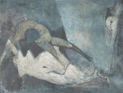 Nue Couchée (Liegender Akt), Radierung, signiert, Auflage 56 von 60, 1965