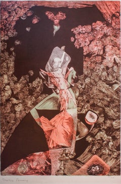 Time - Original Lithograph by Dorothea Tanning - 1960 ca.