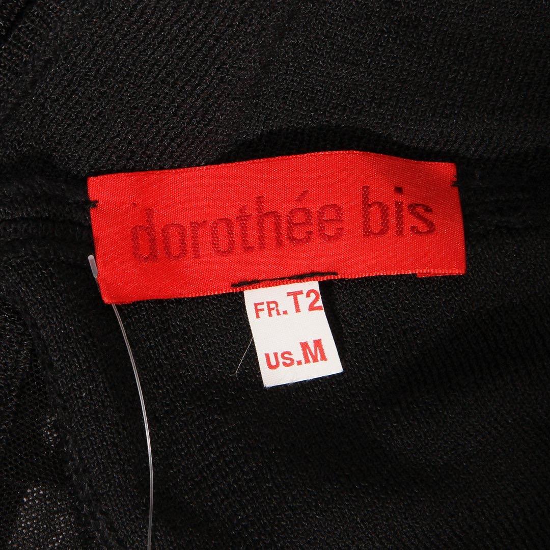 Black Dorothée Bis Sheer Dress SS1996