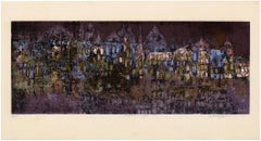 'Venetian Nights No. 1' — Mid-Century Expressionist Signed Serigraph