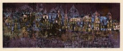 'Venetian Nights No. 1' — Mid-Century Expressionist Signed Serigraph