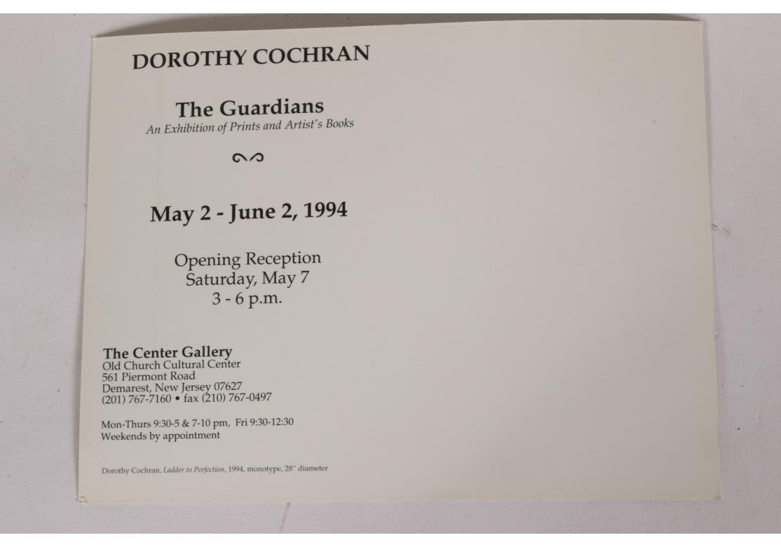 Dorothy Cochran (Am., 20. Jahrhundert) Zeitgenössischer farbiger Monotypie-Druck im Zustand „Gut“ im Angebot in Bridgeport, CT