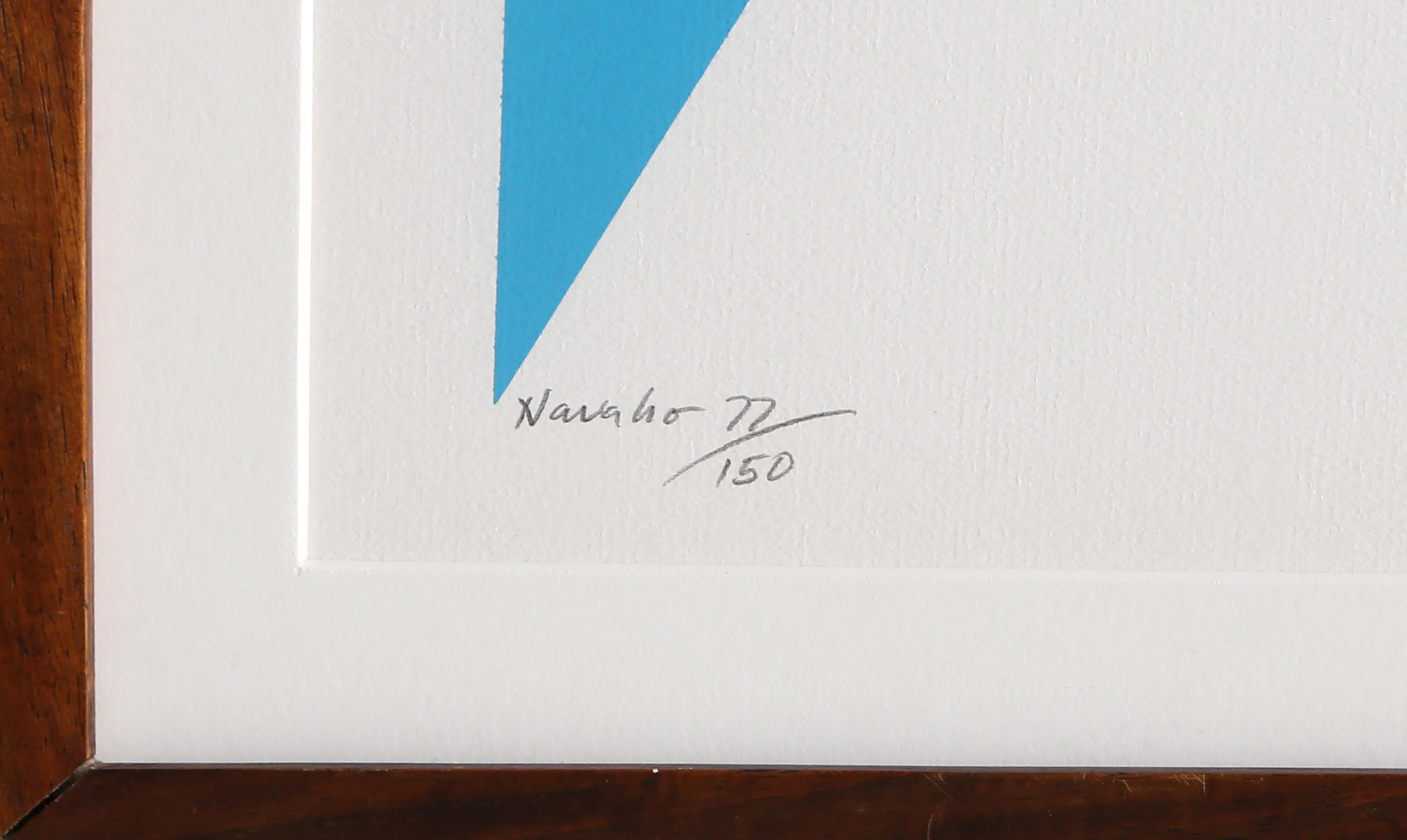 Navaho, serigrafia geometrica astratta di Dorothy Dehner in vendita 1