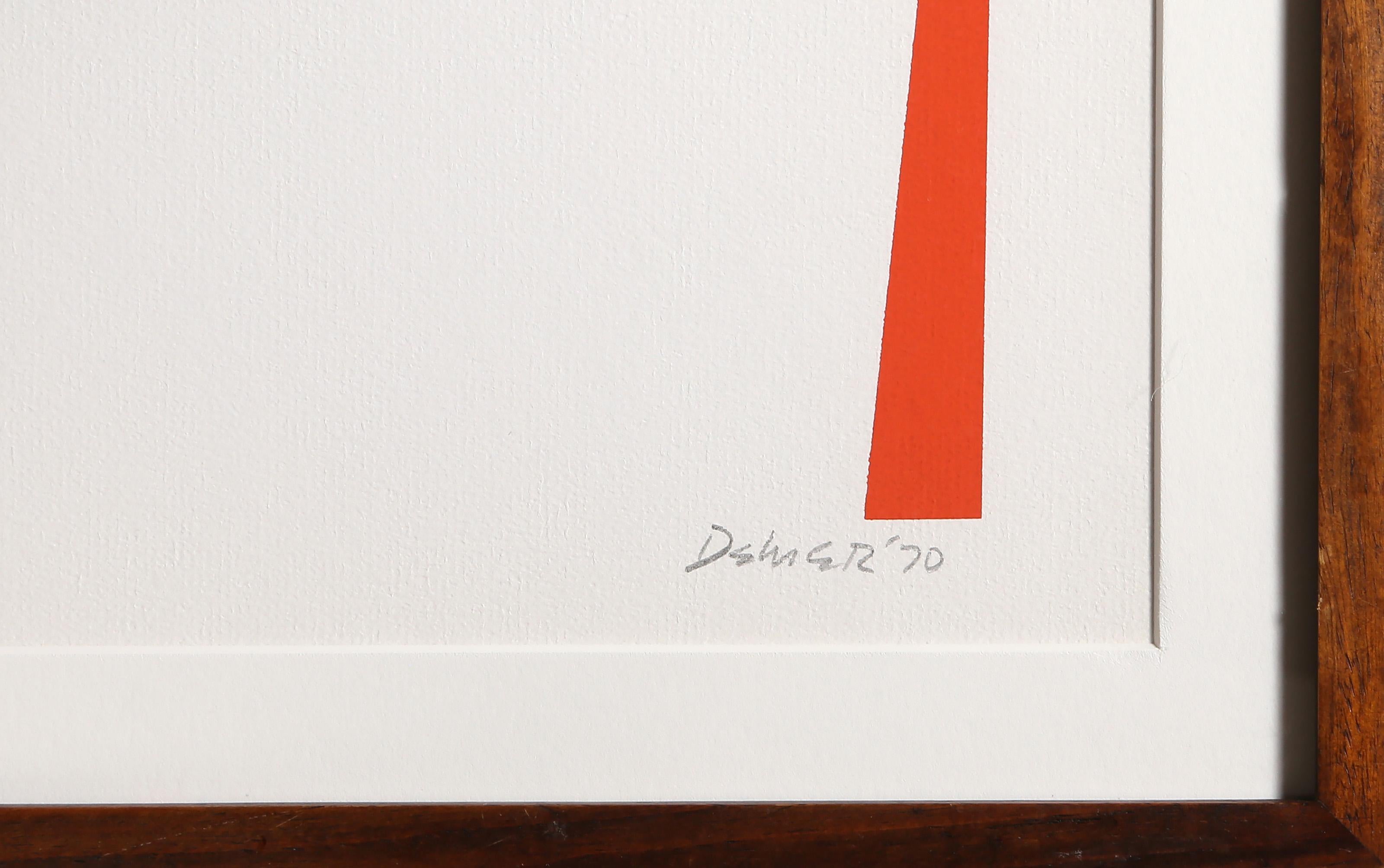 Navaho, serigrafia geometrica astratta di Dorothy Dehner in vendita 2