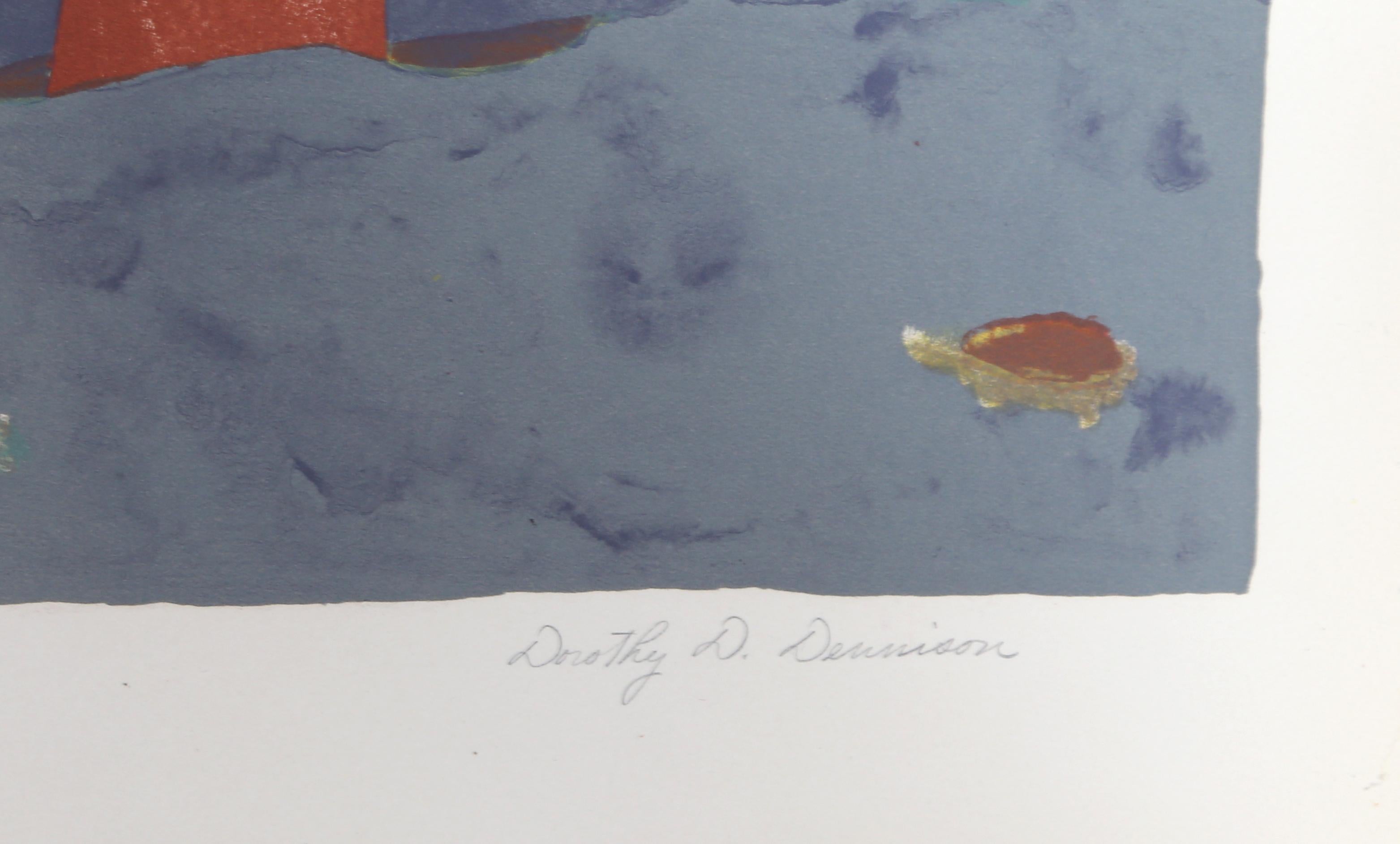 Yesterday, Today, Tomorrow – Lithografie von Dorothy Dell Dennison im Angebot 1