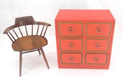 Dorothy Draper 3 Drawers Dresser Chest w/ Ring Pulls