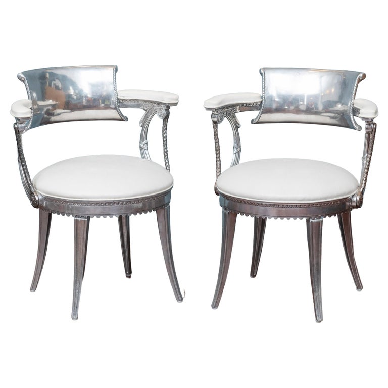 Dorothy Draper Armchairs for the Fairmont Hotel Crown Dining Room For Sale