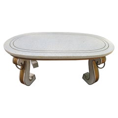 Dorothy Draper Espana Collection Terrazzo Top Coffee Table Hollywood Regency