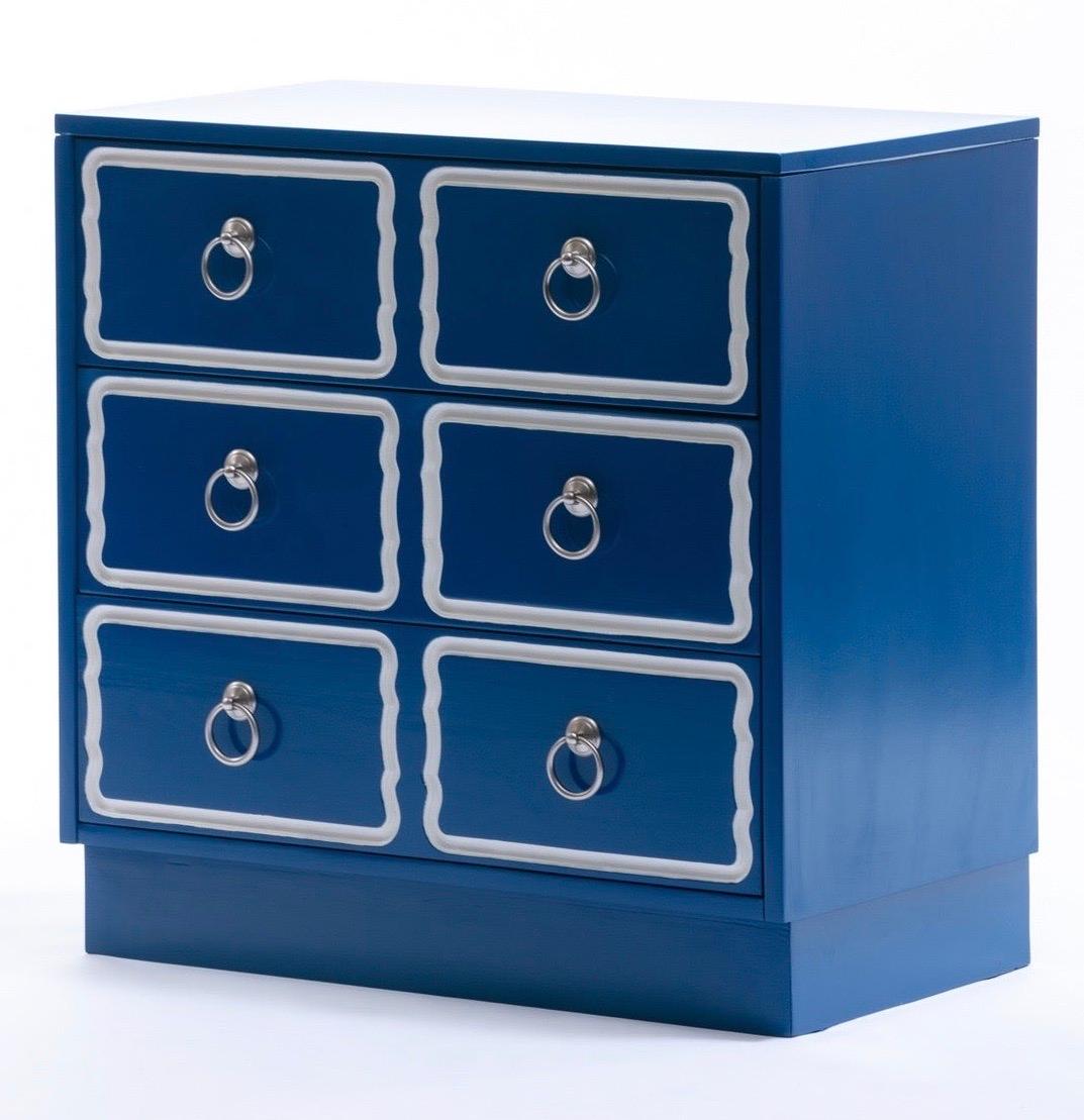 Dorothy Draper España Style Nightstands Customizable in Any Color, Pair In Good Condition For Sale In Saint Louis, MO