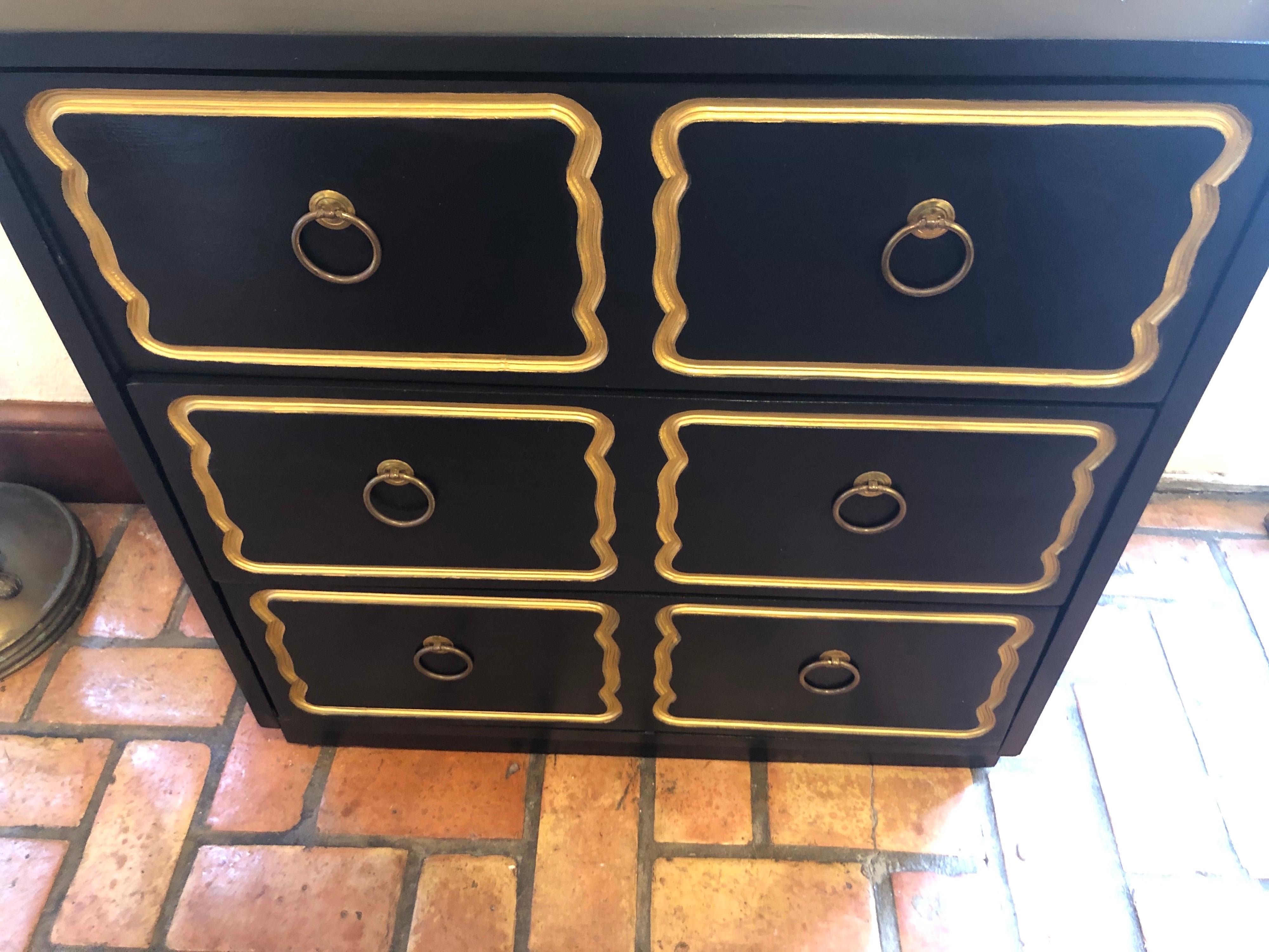 Painted Dorothy Draper Espana Chest