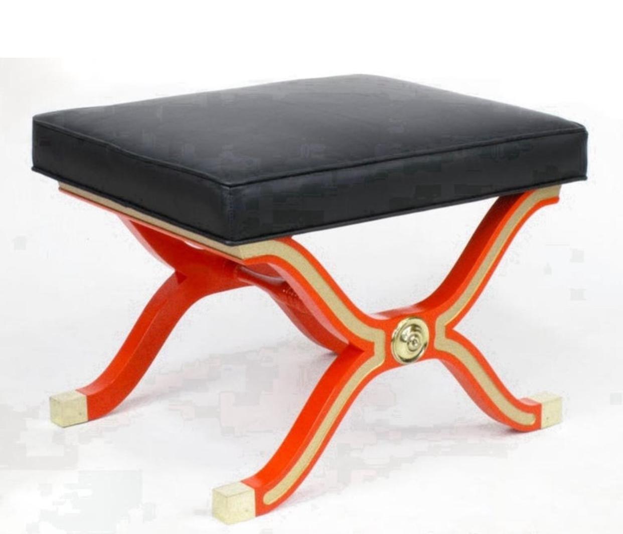 Mission Dorothy Draper For Heritage-Henredon Espana Collection Ottoman For Sale