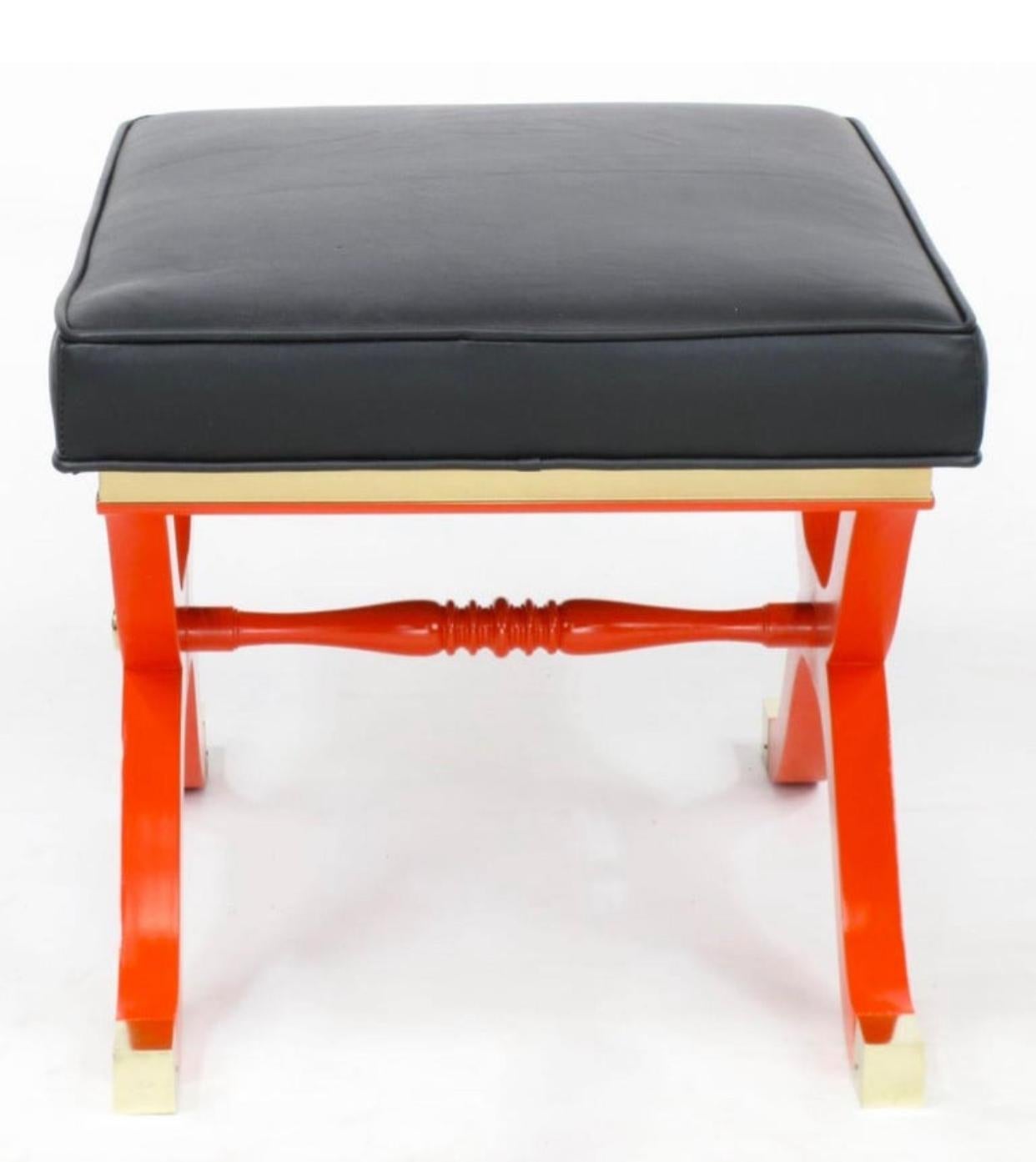 American Dorothy Draper For Heritage-Henredon Espana Collection Ottoman For Sale