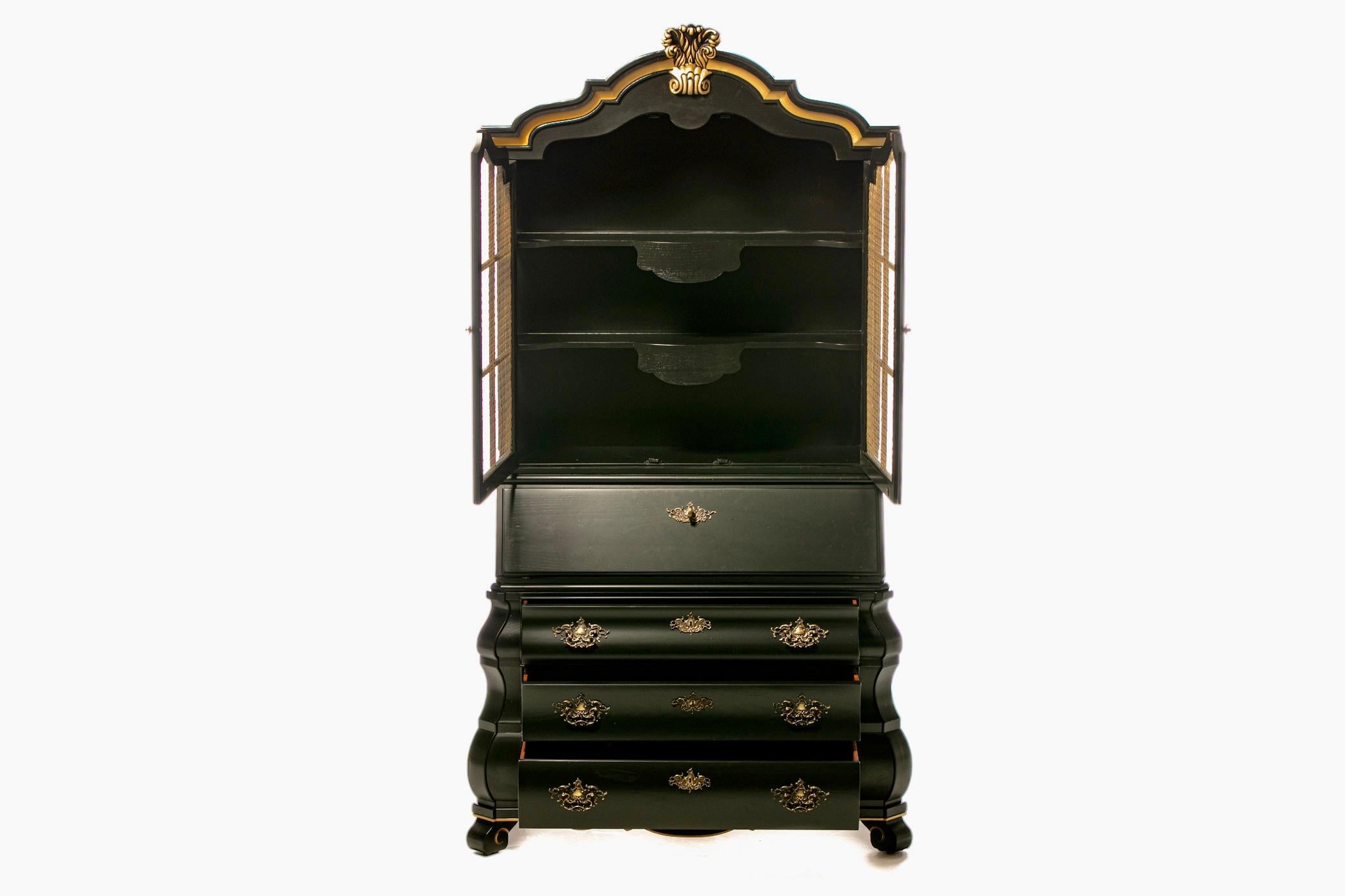 Escritorio vienés lacado Dorothy Draper para Henredon, hacia 1963 Madera en venta