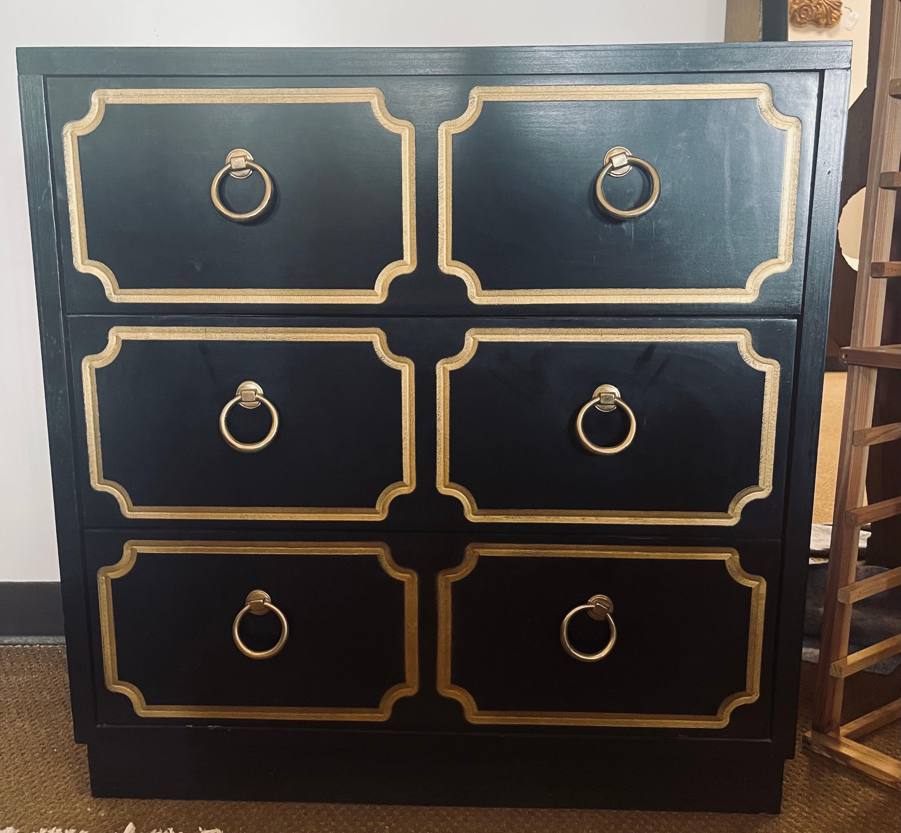 Dorothy Draper Style 1950's Espana Chest of Drawers Dresser 1