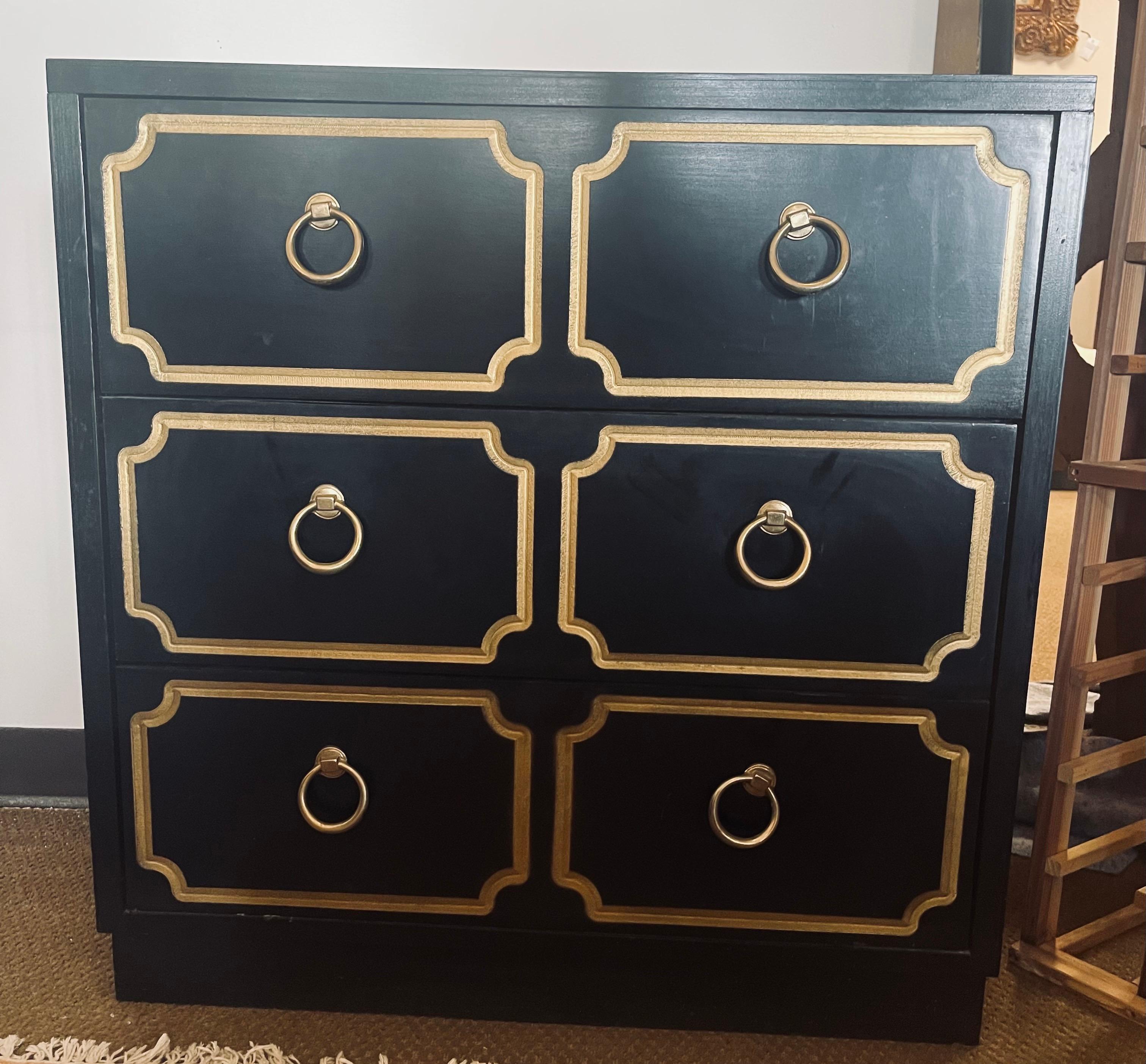Dorothy Draper Style 1950's Espana Chest of Drawers Dresser 2