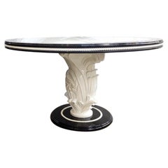Dorothy Draper Style Baroque Revival Dining Table