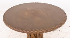 Dorothy Draper Style Rope and Tassel Table