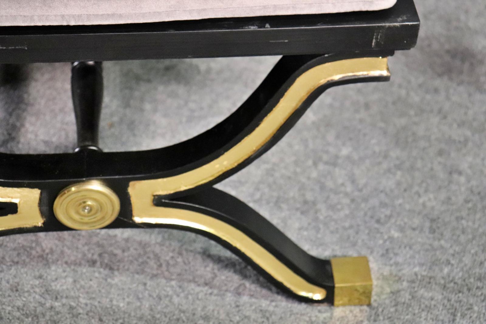 Américain Bancs-tabourets Dorothy Draper style X en vente