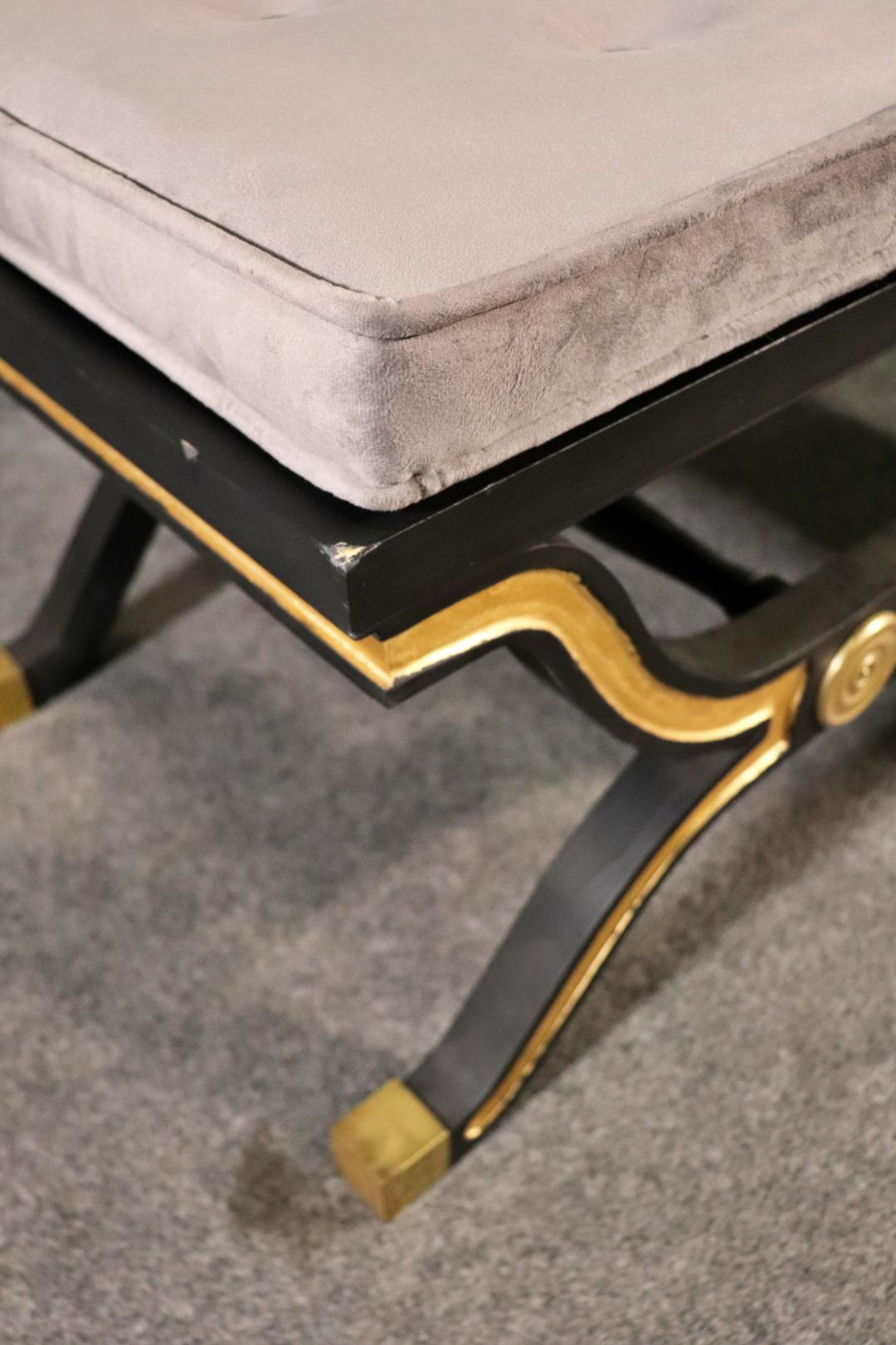 XVIIIe siècle et antérieur Bancs-tabourets Dorothy Draper style X en vente