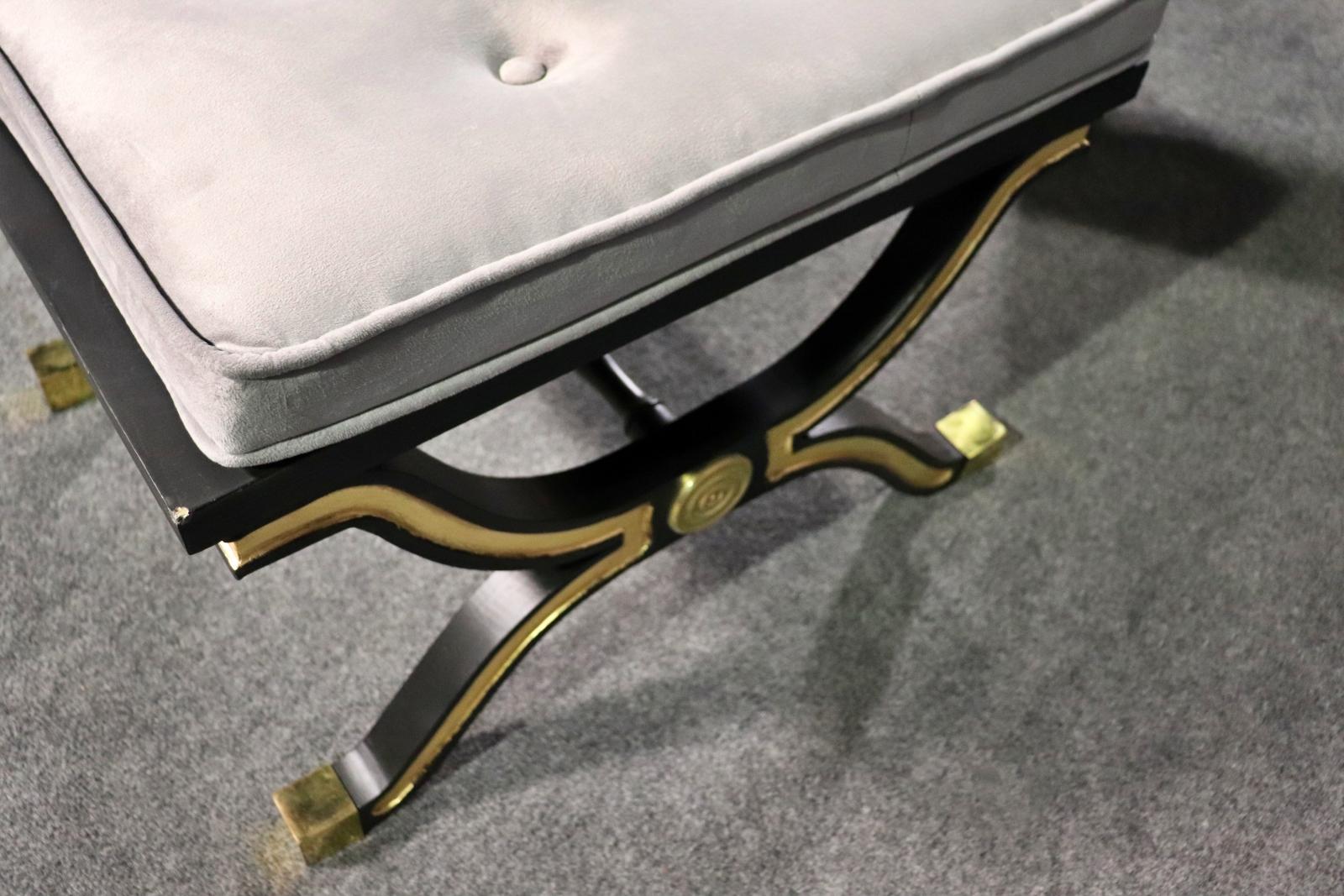Bancs-tabourets Dorothy Draper style X en vente 1