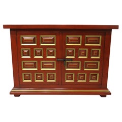Dorothy Draper styled Mid Century Regency Cetera Cabinet by Drexel