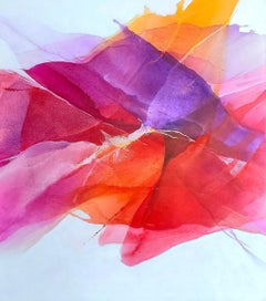 Autumn's Afterglow, Abstract Painting