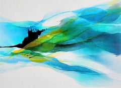 Des mers tempérées, peinture abstraite