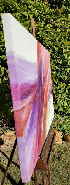 Sunset's Bonfire, Abstract Painting