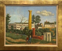 "Tully Lumber Mill, Orange, Massachusetts, " Dorothy Eaton, WPA Factory Rural