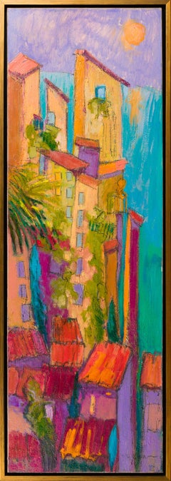 "Tower of Dreams" - Original Abstract Oil Painting on Canvas