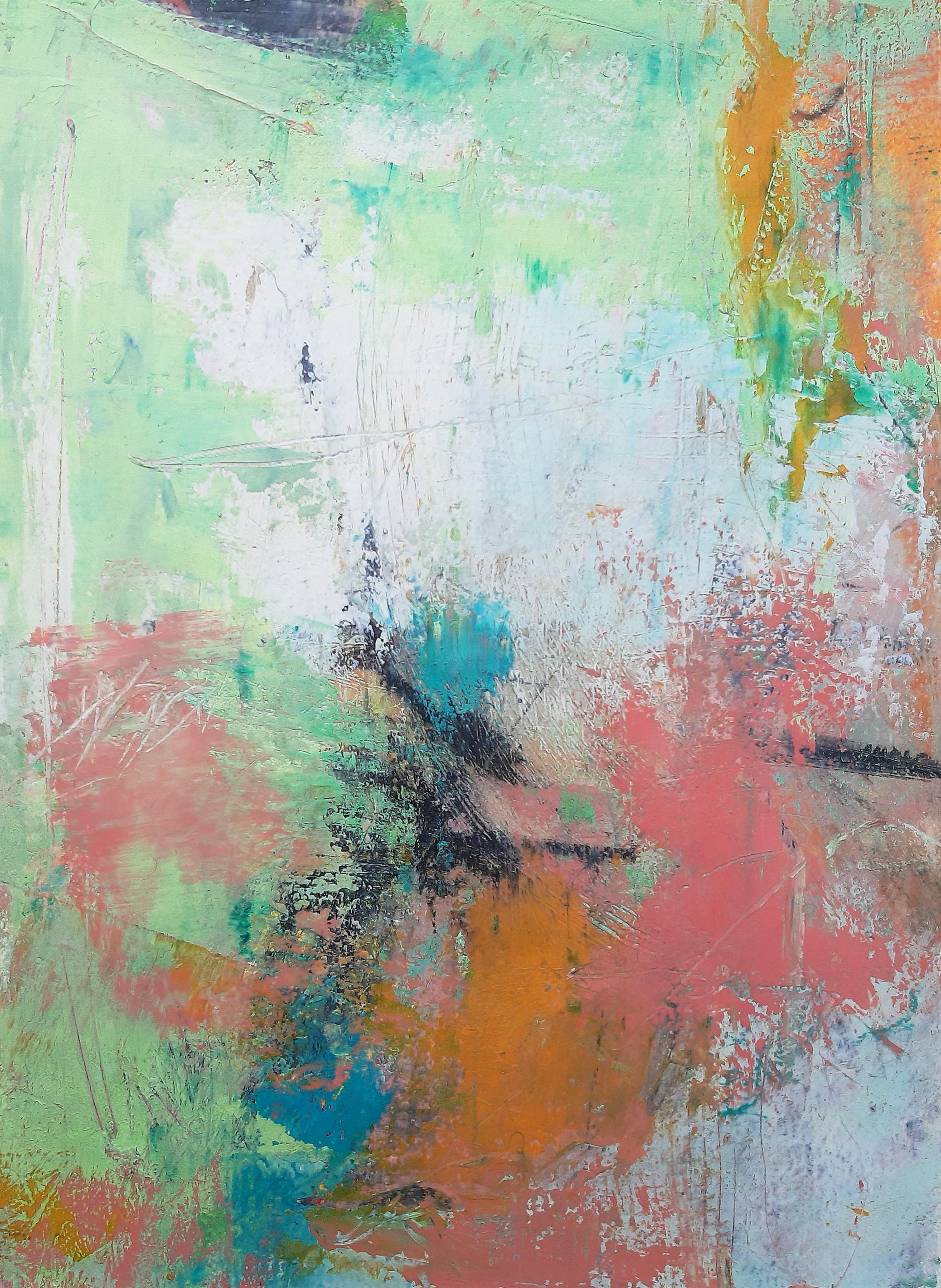 Dorothy Gaziano Abstract Painting - Abstract 1, Abstract Oil Painting