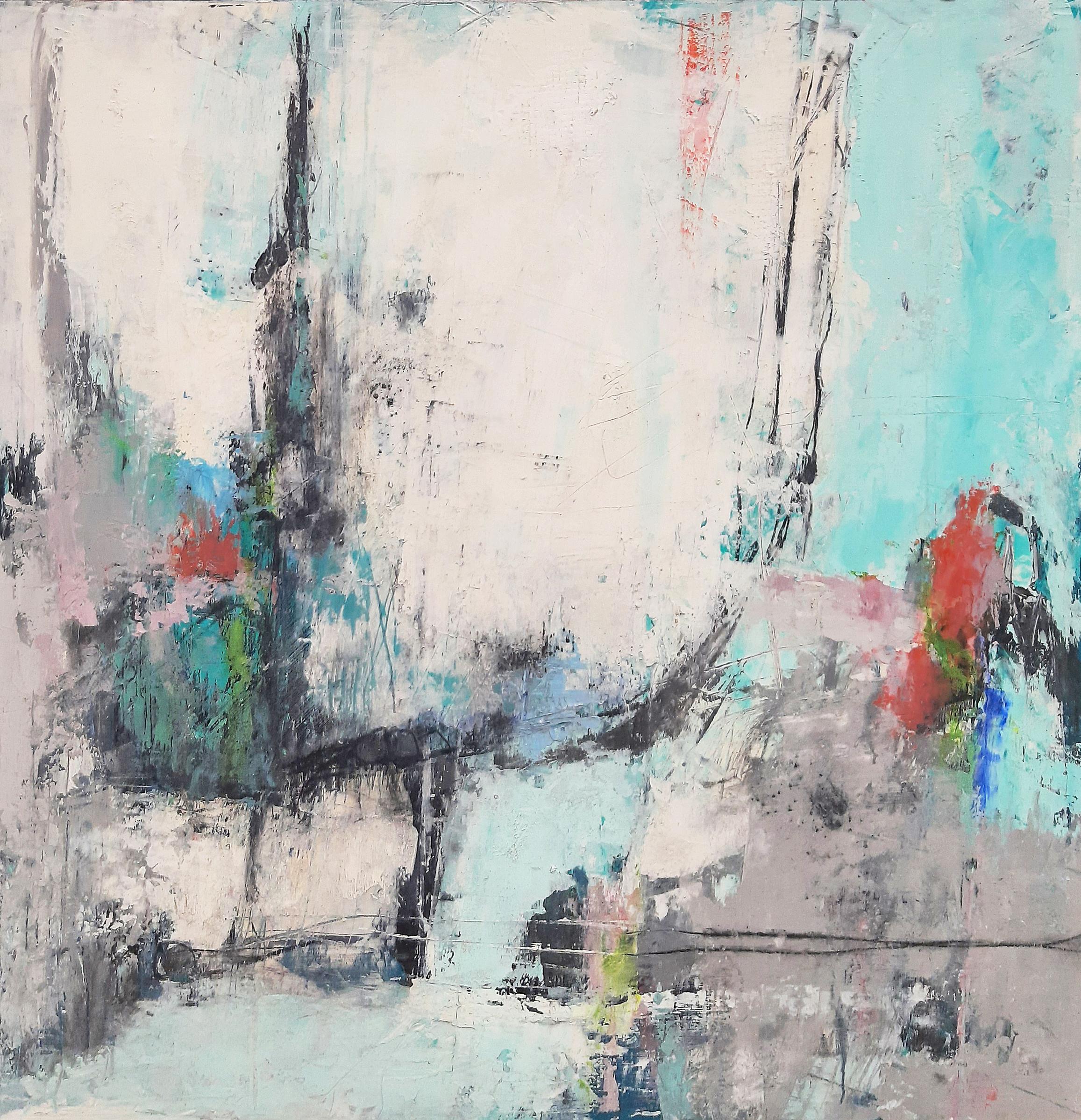 Dorothy Gaziano Abstract Painting – Abstract 5, Abstract Oil Painting