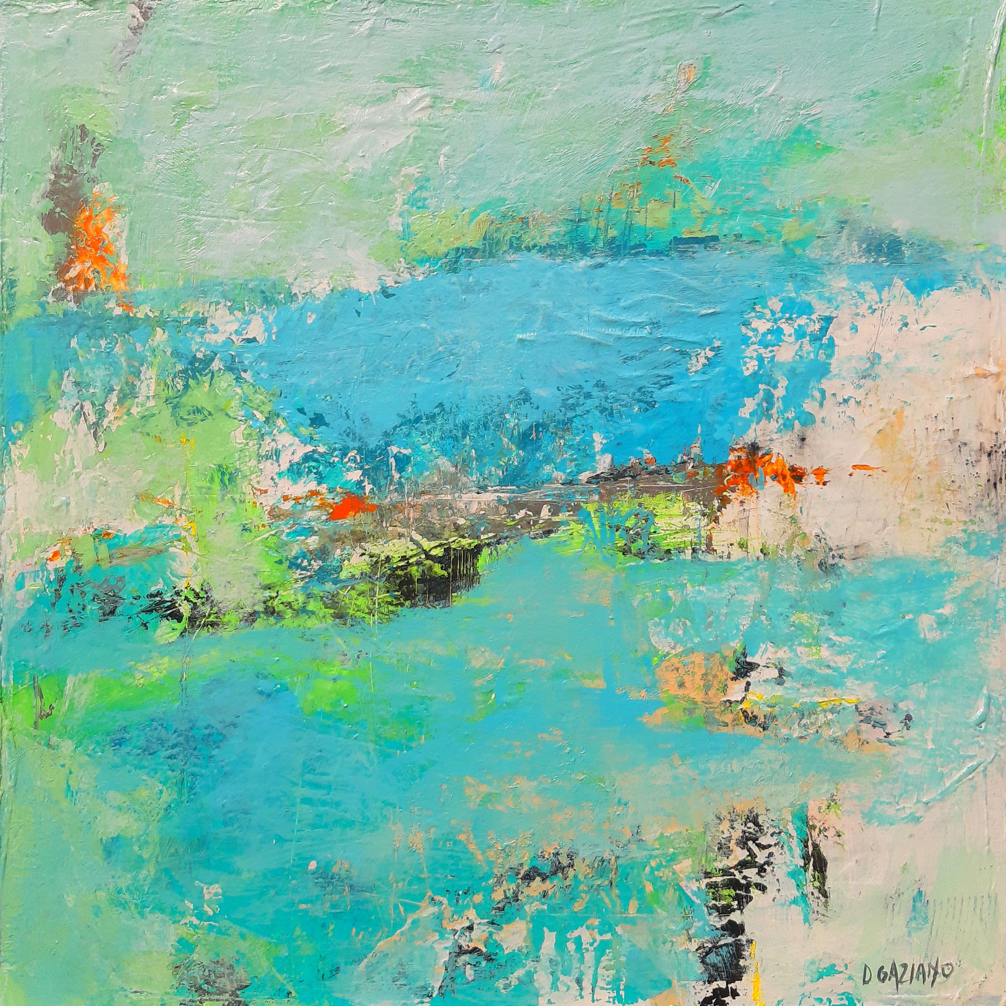 Abstract Painting di Dorothy Gaziano - Creazione, Pittura astratta