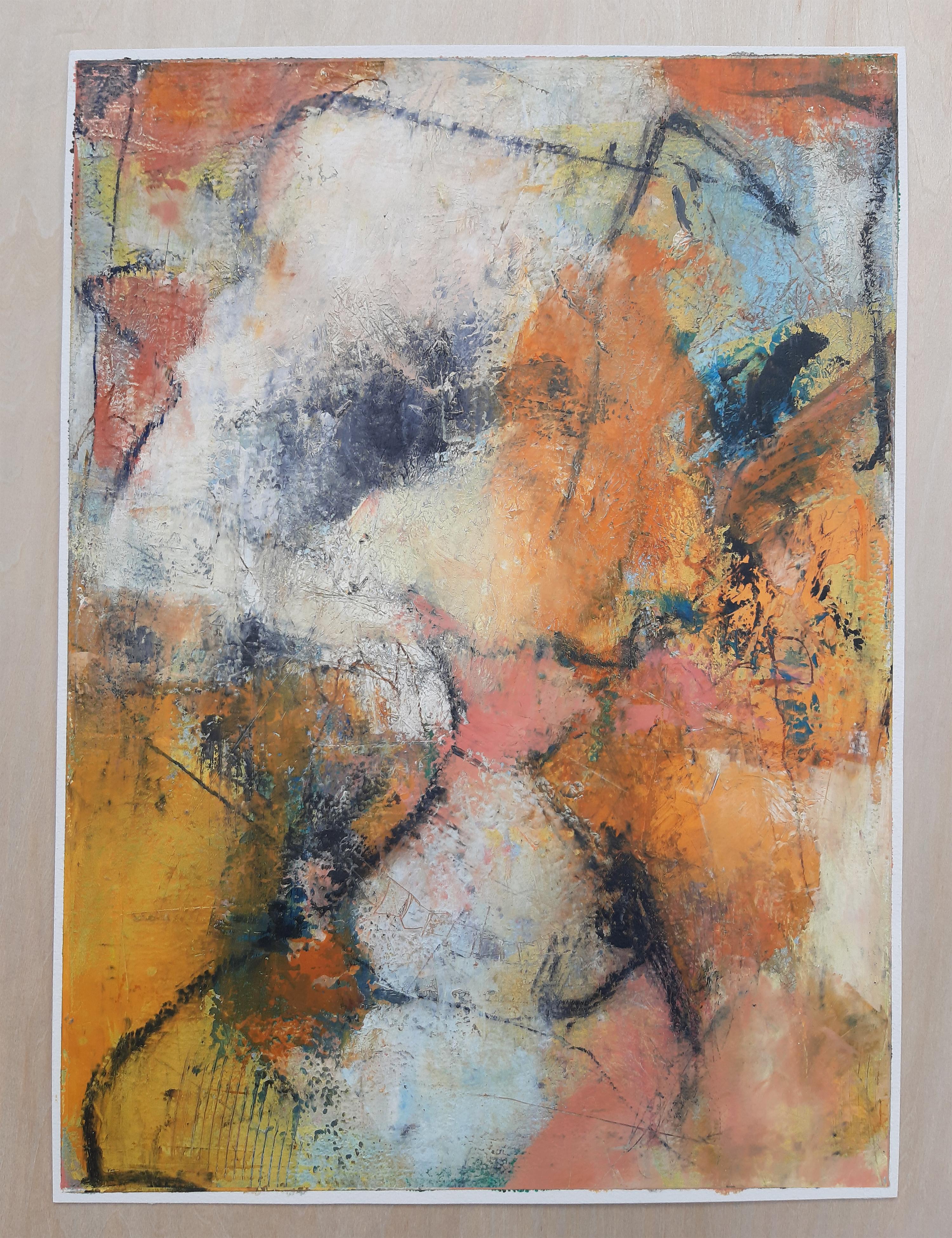 Every Which Way, Abstraktes Ölgemälde – Painting von Dorothy Gaziano