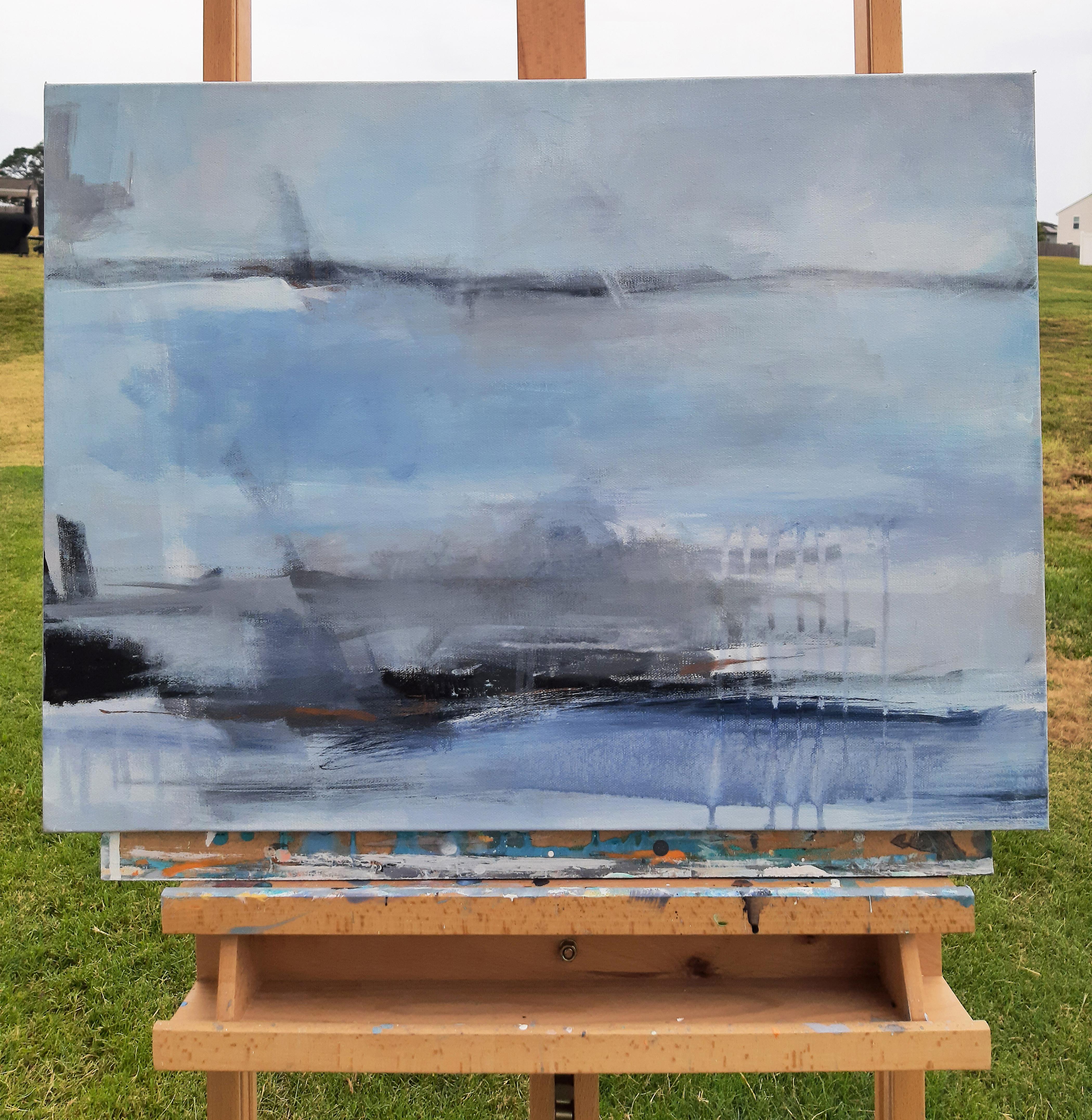 Vai piano, pittura astratta - Painting Astratto di Dorothy Gaziano