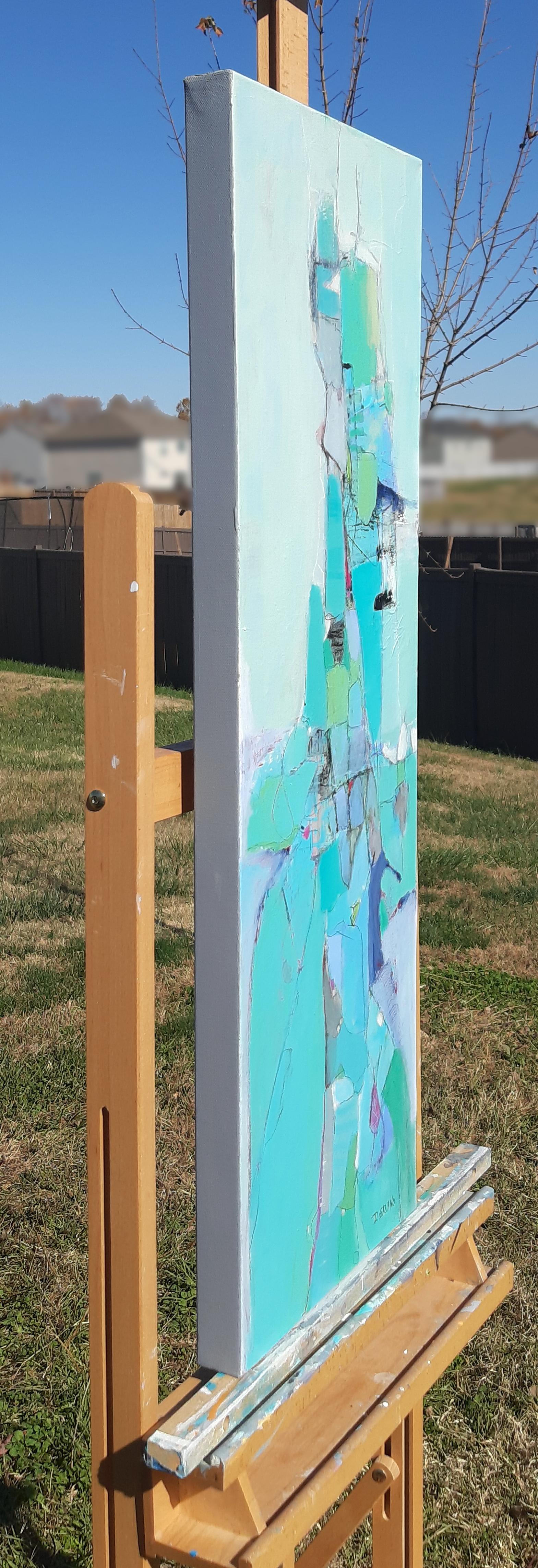 High-Rise, Pintura Abstracta - Painting de Dorothy Gaziano