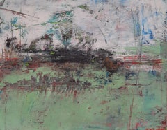 In the Distance, Abstract Oil Painting