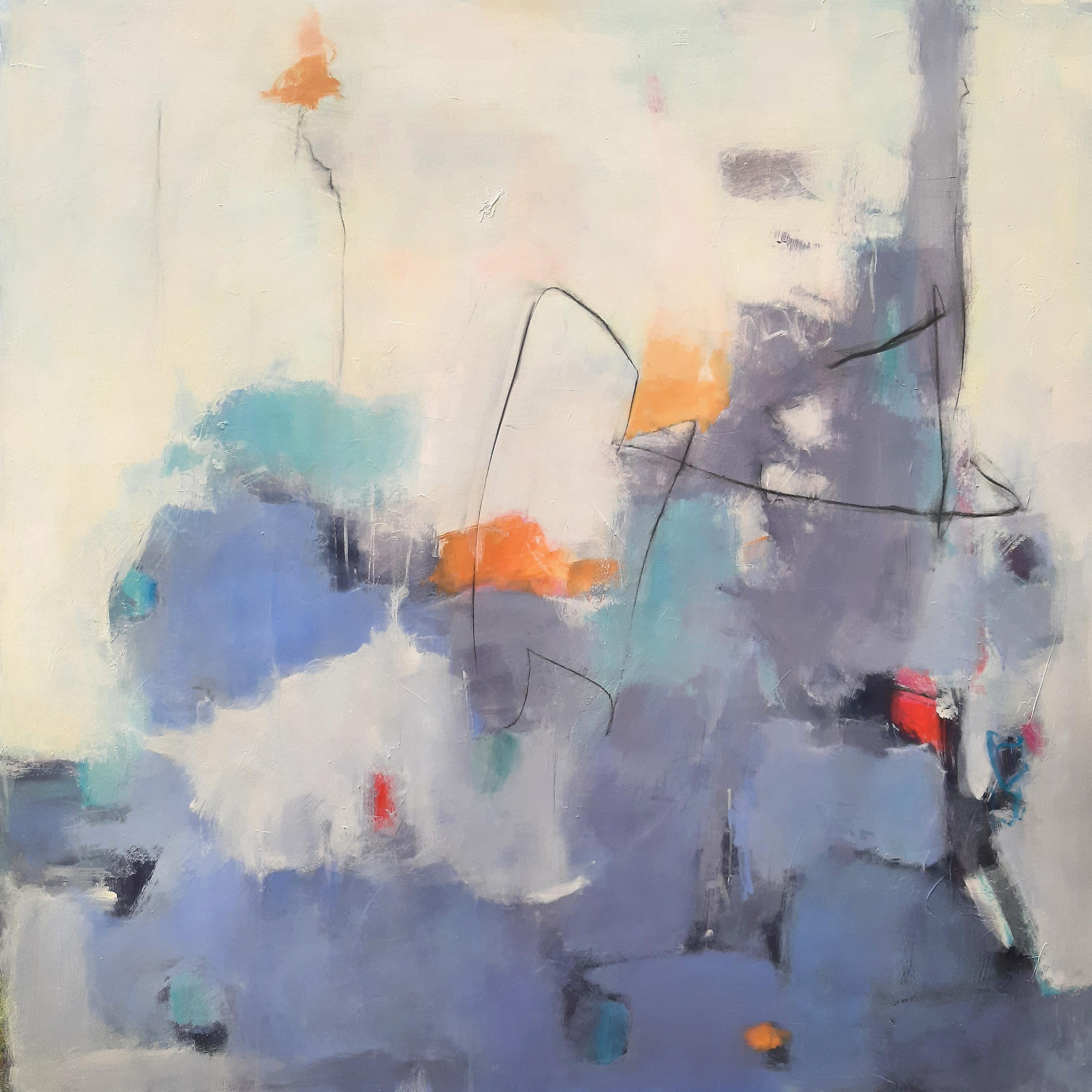 Abstract Painting di Dorothy Gaziano - Forza interiore, Pittura astratta