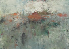 Abstracción paisajística de un horizonte I, Pintura al óleo abstracta