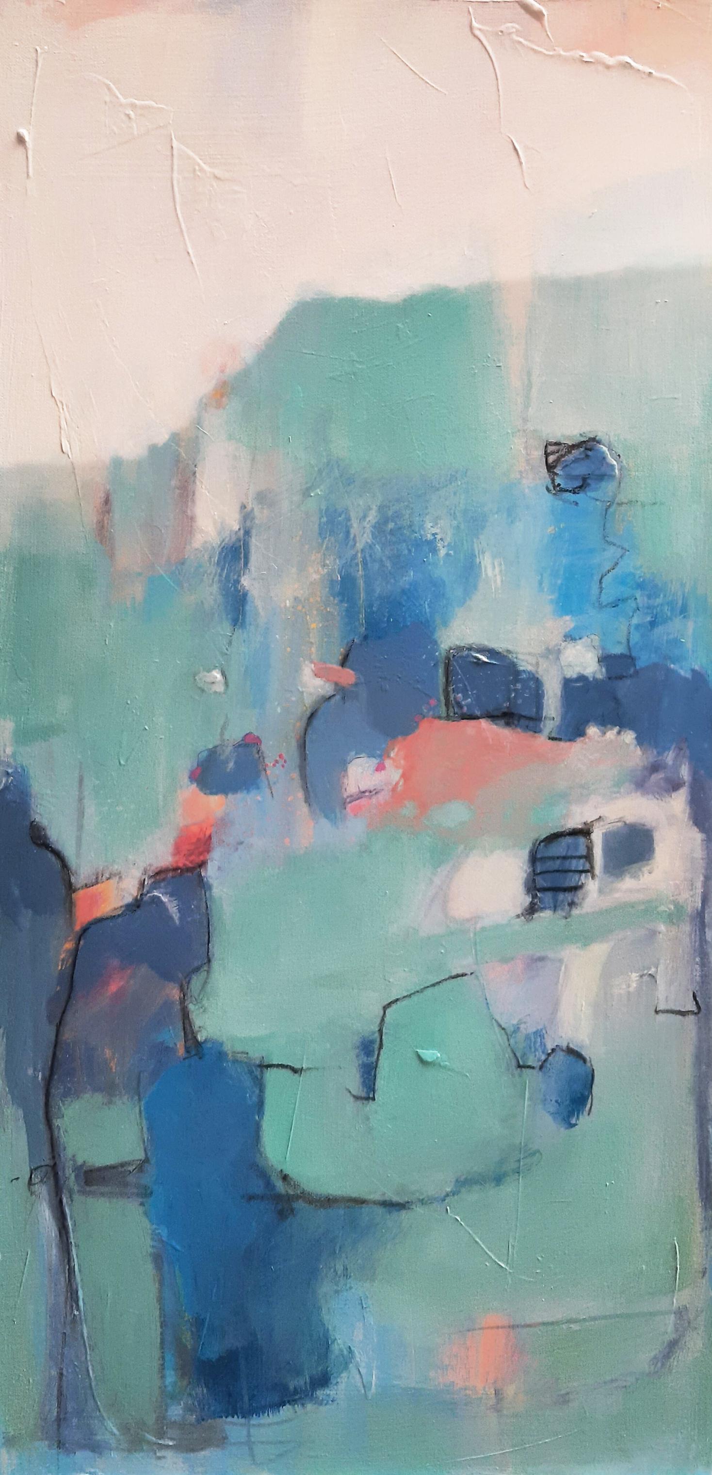<p
Artist Comments<br
Pastel blues and creams blend in this abstract painting. Subtle line work adds a sense of structure to the composition. The soft and airy colors exude a calming effect.</p
<br/
<p
About the Artist<br
Artist Dorothy Gaziano