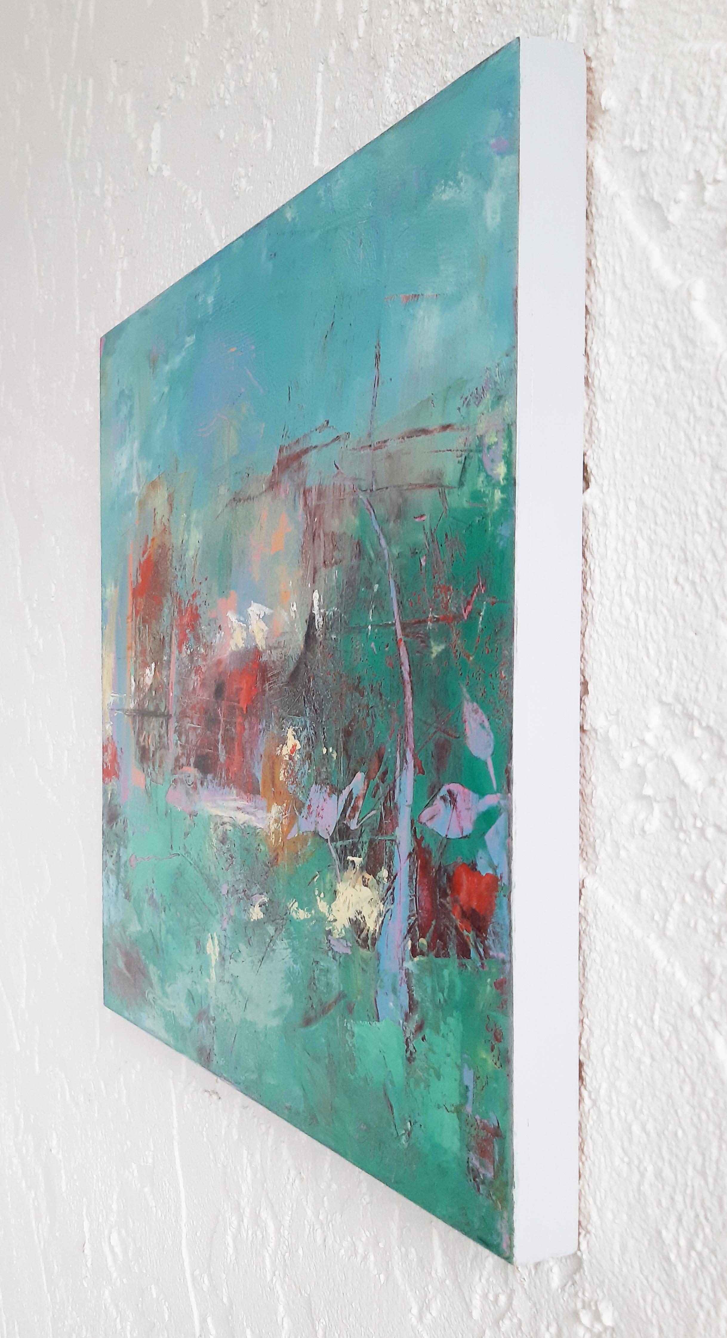 Peinture à l'huile abstraite Liquid Matter - Painting de Dorothy Gaziano
