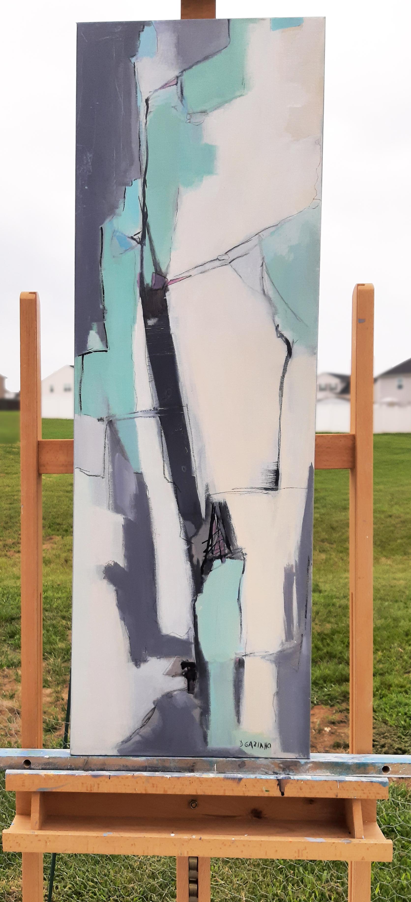 On the Right Track, Abstract Painting For Sale 2