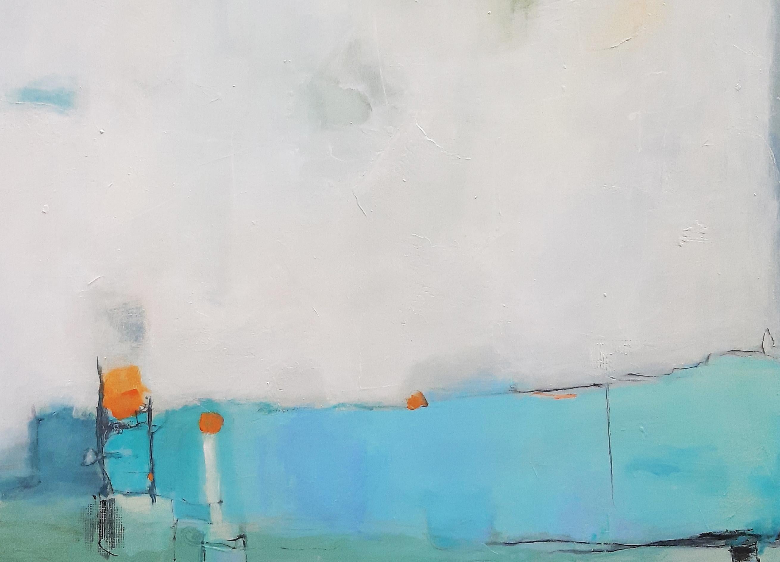 Open Spaces, Abstract Painting For Sale 3