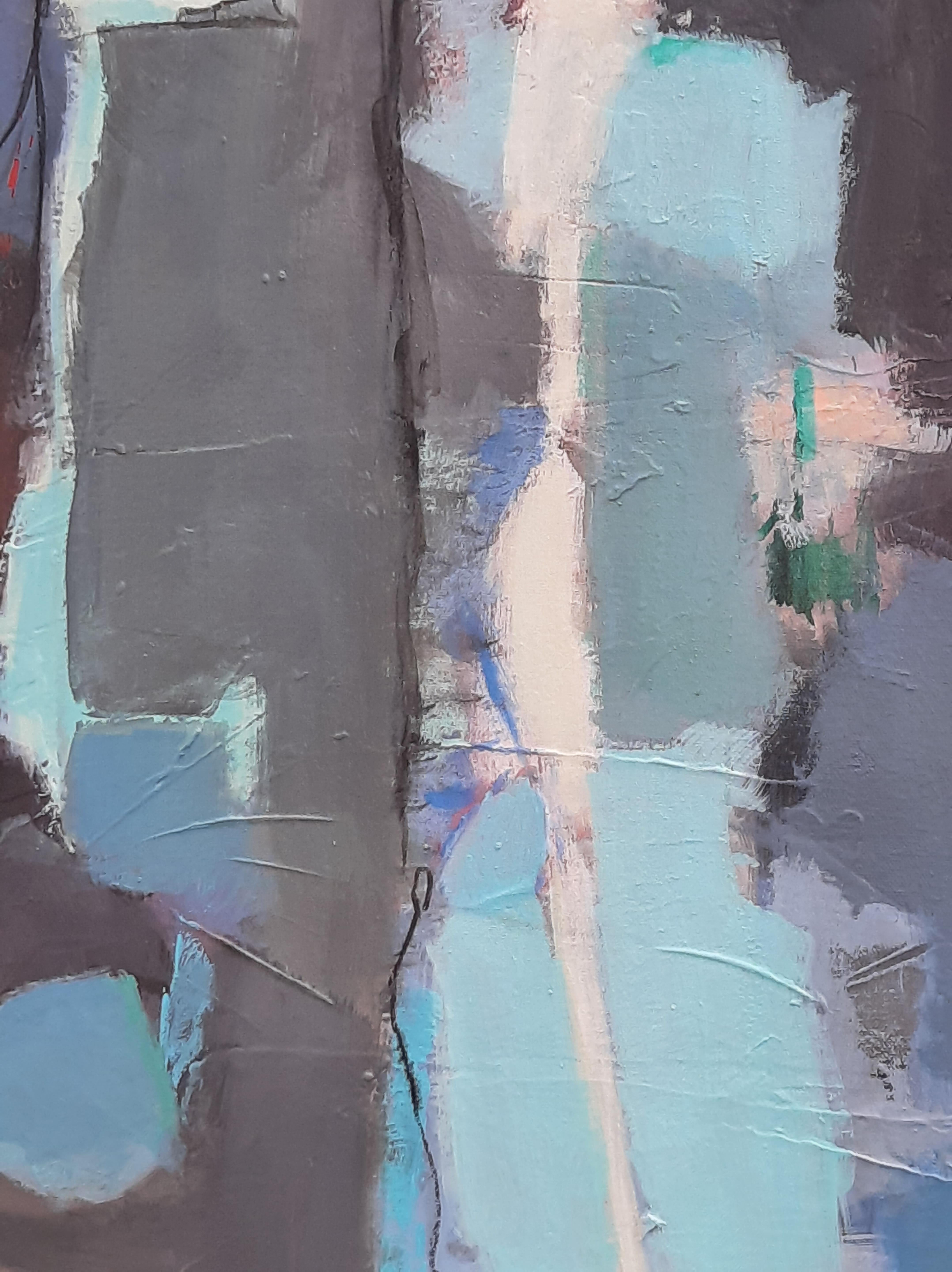 Shades of Cool II, Abstract Painting For Sale 3